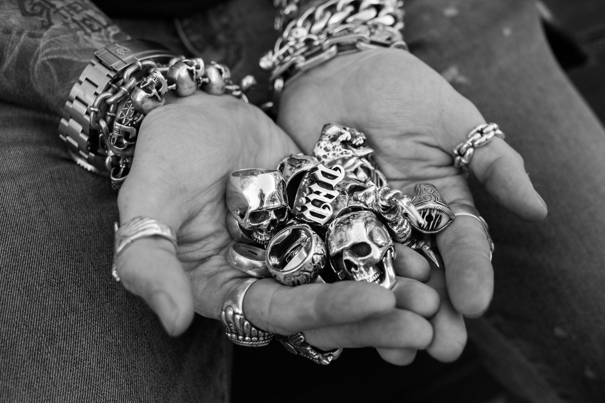 Iced Out Skulls Jean & Wallet Chain – Bewild