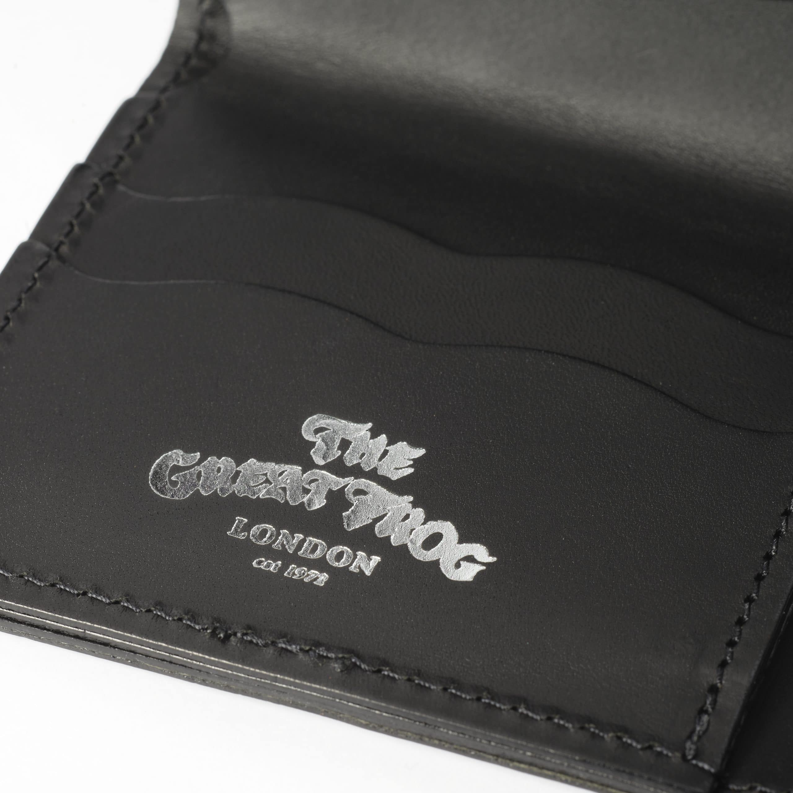 Leather Monogram Wallet - The Great Frog