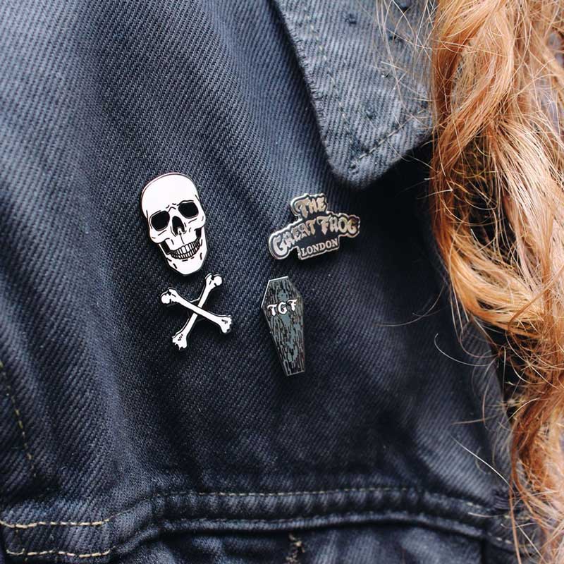 Patches and pins by The Great Frog
