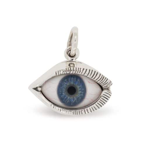 Small Dark Blue Eye Pendant