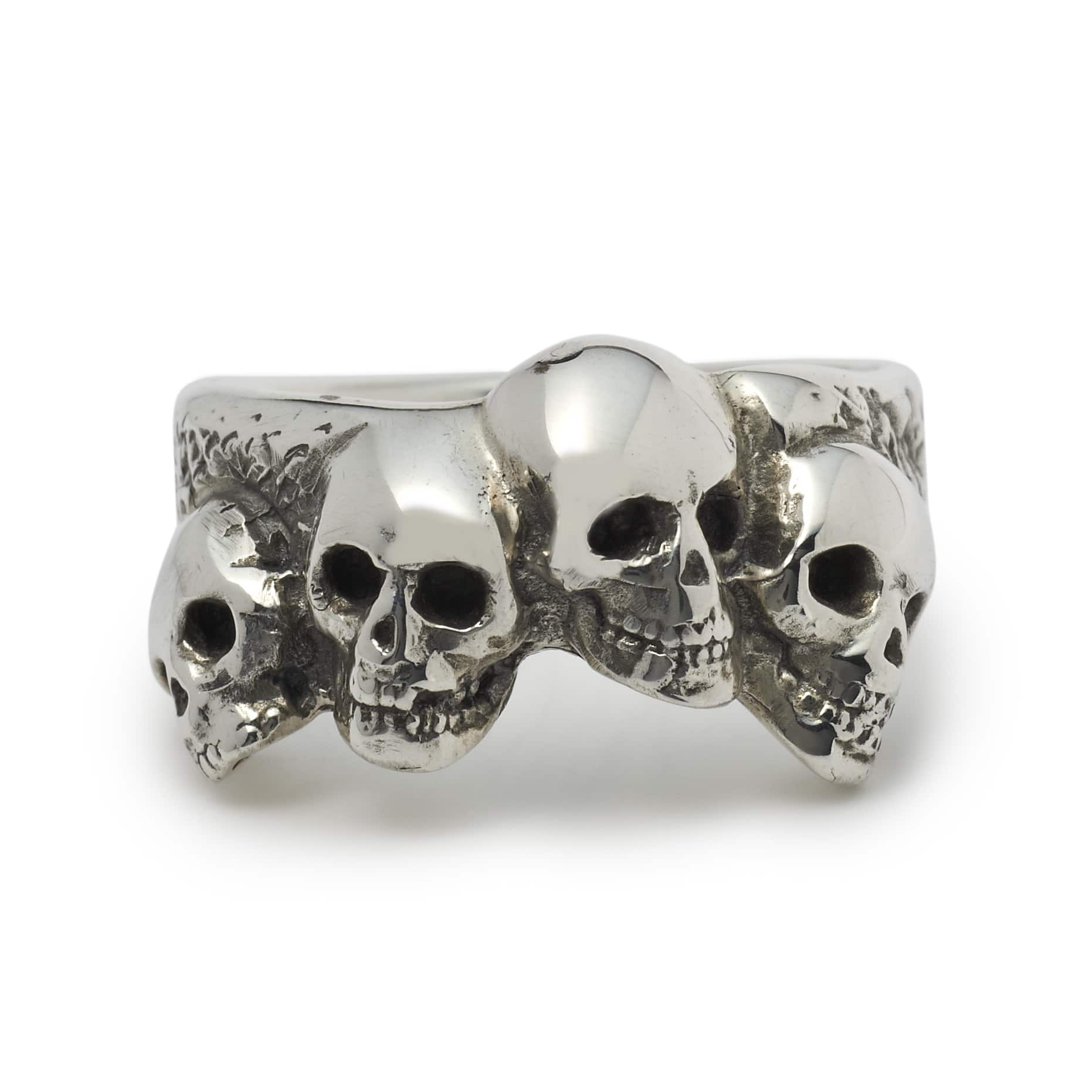 large-four-skull-ring-front